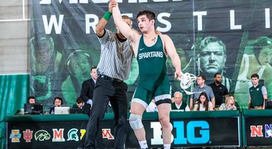 MICHIGAN STATE WRESTLING (PHOTO:  MSU SID)